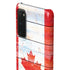 Canada Flag Light Wood Galaxy S20 Lite Case